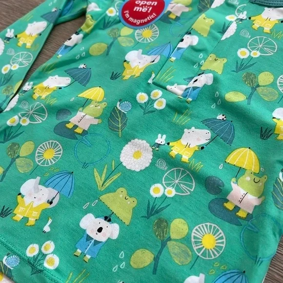 Magnetic Me Flower Power Shower Modal Twotie Footie 9-12 months - Picture 4 of 4